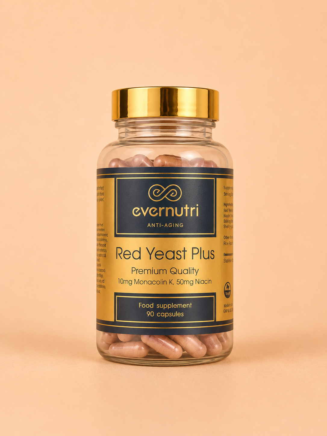 Red Yeast Plus (10mg Monacolin K 50mg Niacin)