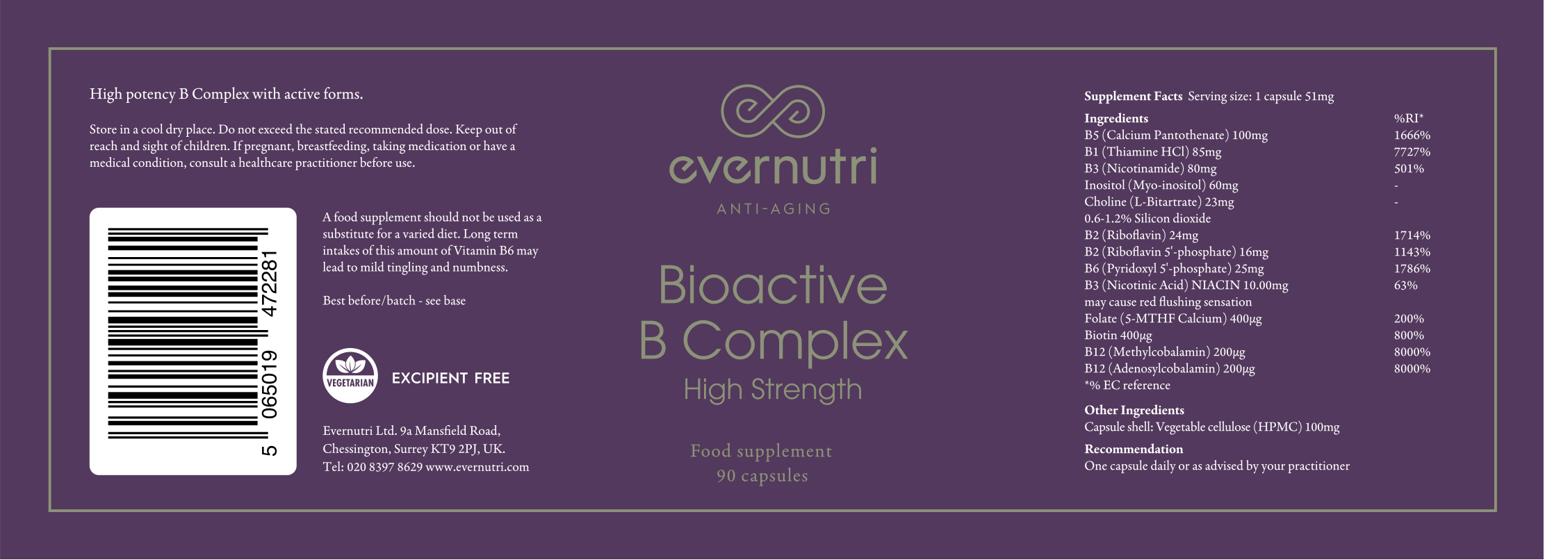 B Complex (BioActive B's)